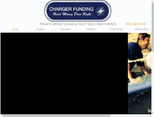 Tablet Screenshot of chargerfunding.com